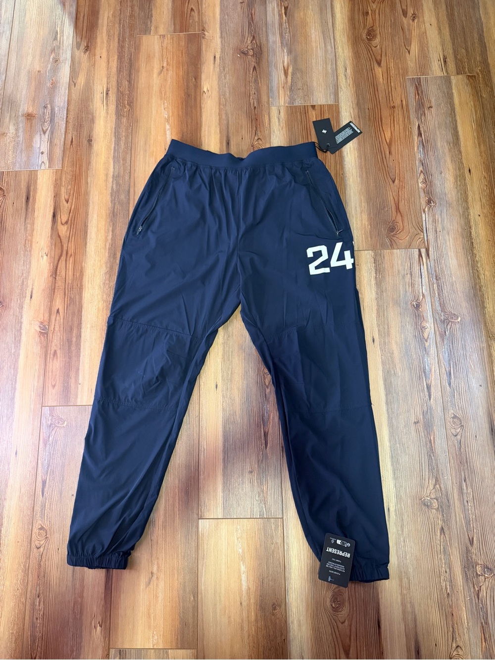 Athletic Number 247 Jogger Pants - Dark Navy Size LARGE NWT